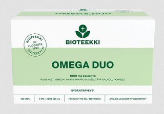 Bioteekki omega duo uusi 120