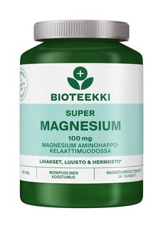 Bioteekki super magnesium 100mg 100tbl