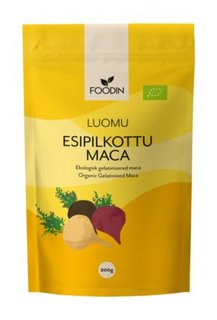 Maca esipilkottu luomu 200g uusi foodin