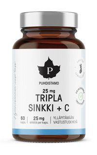 Tripla sinkki c 60 puhdistamo