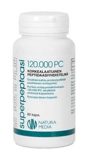 Superpeptaasi 120000 80kaps nm