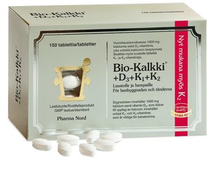 Pharma nord bio kalkki d3 k1 k2 150kpl