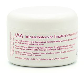 Jalkistuotteet nixi inkivaarihoitovoide 140ml
