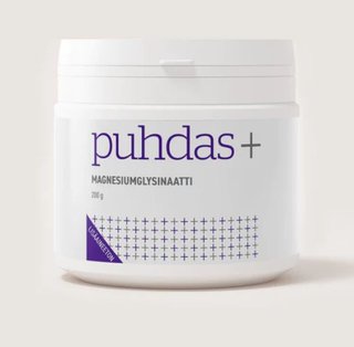 Puhdas plus magnesium glysinaatti 200g