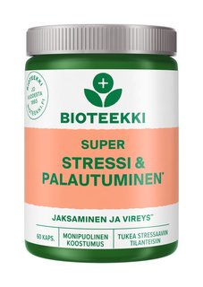 Bioteekki stressi palautuminen super 60kaps