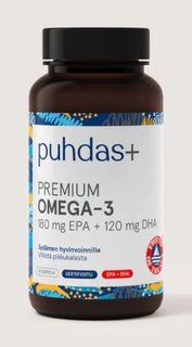 Puhdas plus omega 3 epa dha 160 kaps