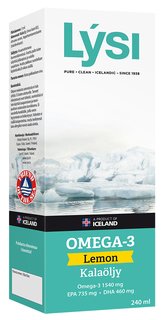 Lysi omega 3 kalaoljy lemon