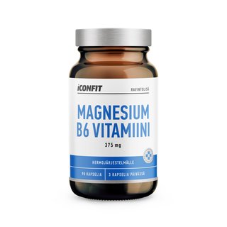 Iconfit magnesium b6 vitamiini  375mg  annosta  n90